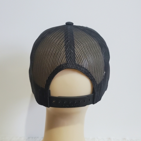 NWT Richardson Style 112 Sand Bagger Black Mesh Trucker Hat Cap - Picture 6 of 14